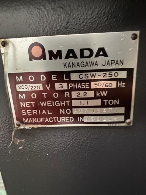 アマダ CSW-250 コーナーシャー