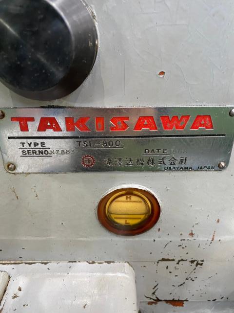 滝澤鉄工所 TSL-800 6尺旋盤