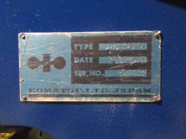 小松製作所 SHS3-250 2.5m油圧シャーリング 中古販売詳細 小松製作所 SHS3-250 2.5m油圧シャーリング 中古販売詳細