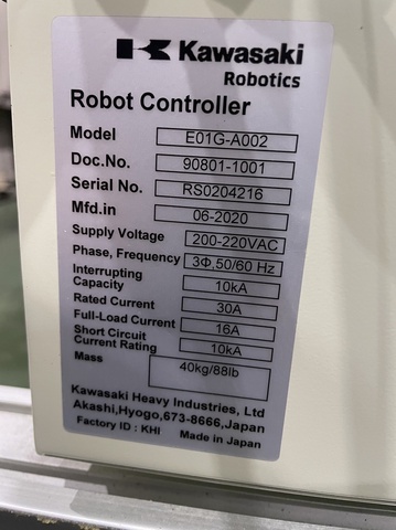 川崎重工業 RS020NA ロボット
