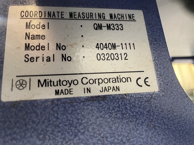 ミツトヨ QM-M333 三次元測定機