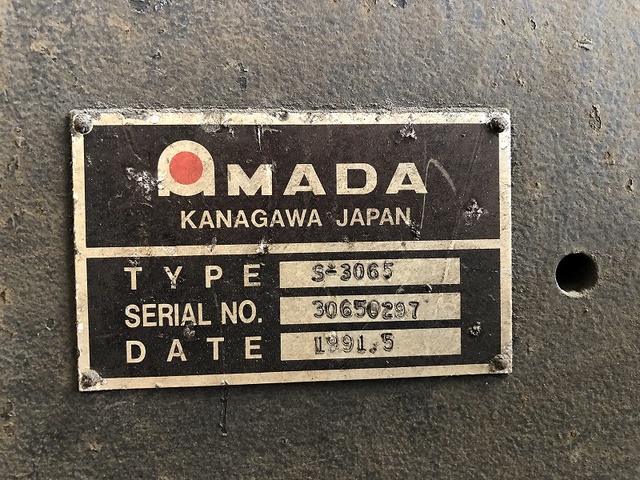 アマダ S-3065 3.0m油圧シャーリング
