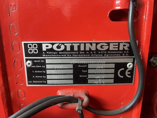 POTTINGER MEX5 コーンハーベスター