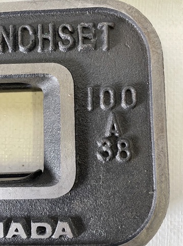 アマダ 100A38 セットプレス用金型