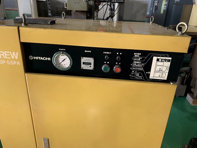 日立 HITACHI OSP-5.5PA 5.5kwパッケージ型コンプレッサー