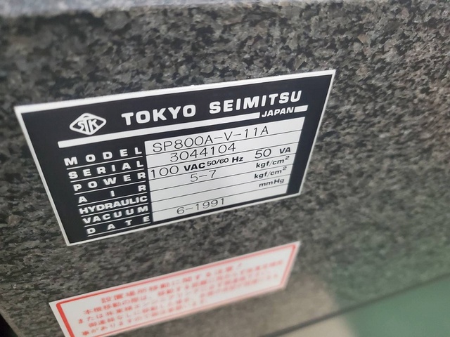 東京精密 SP800A-V-11A 三次元測定器
