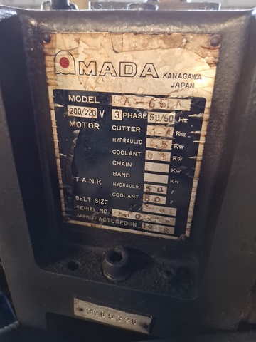 アマダ SA65A ロータリーパイプカッター