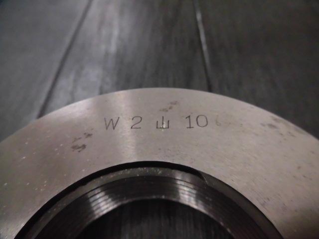 郷原精機 GSK W2 山10 ウィットねじリングゲージ
