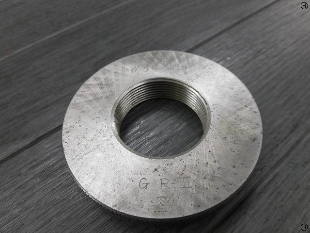 W34 山18 ウィットねじリングゲージ