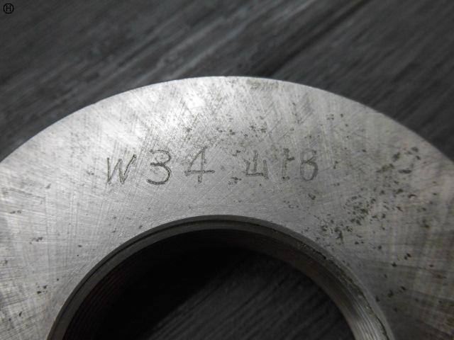  W34 山18 ウィットねじリングゲージ