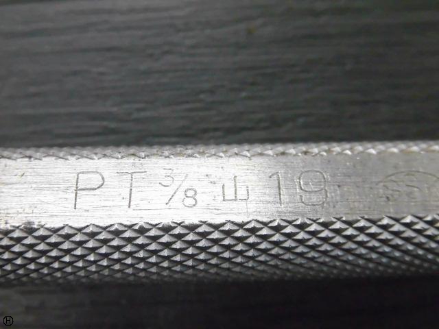 郷原精機 GSK PT3/8 山19 管用テーパーねじゲージ