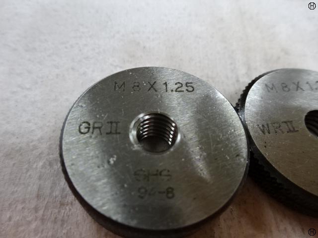 測範社 SHS M8 P1.25 ねじリングゲージ