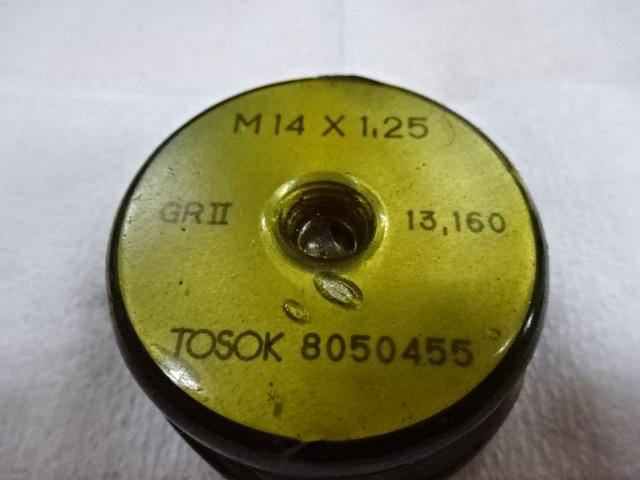 トーソク M14 P1.25 ねじリングゲージ