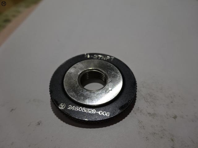 第一測範 ISSOKU 1/8-27NPT ねじリングゲージ