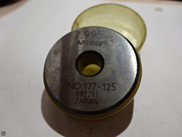 ミツトヨ 7.995 セットリング(マスターリングゲージ)