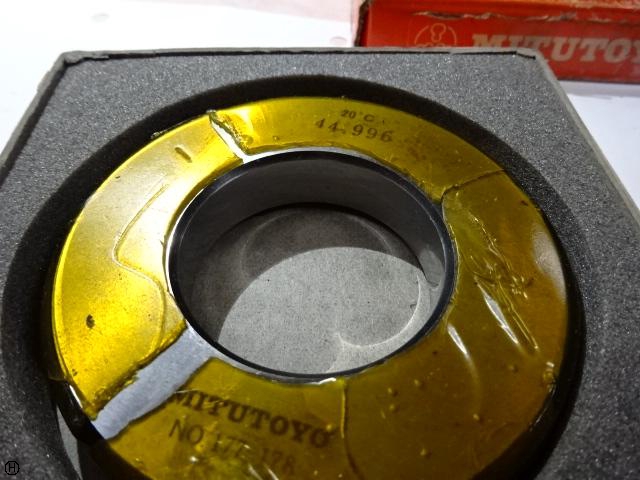 ミツトヨ 44.996 セットリング(マスターリングゲージ)