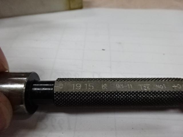 TZK 19.15 栓ゲージ