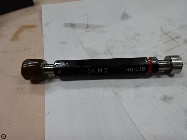 郷原精機 GSK 14H7 栓ゲージ