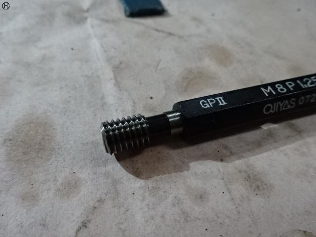 オヂヤセイキ OJIYAS M8 P1.25 ネジゲージ