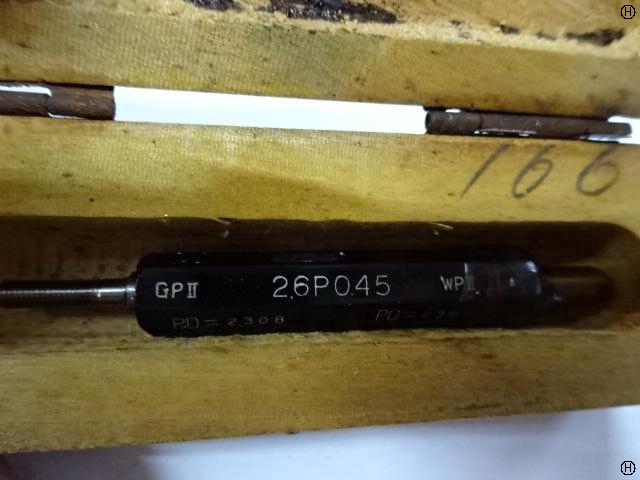 郷原精機 GSK 2.6 P0.45 ネジゲージ