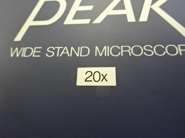 PEAK 20× 顕微鏡