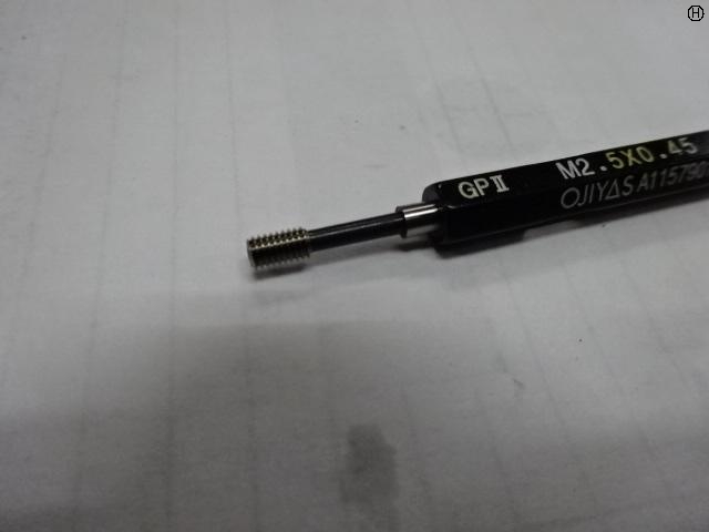 オヂヤセイキ OJIYAS M2.5X0.45 ねじゲージ