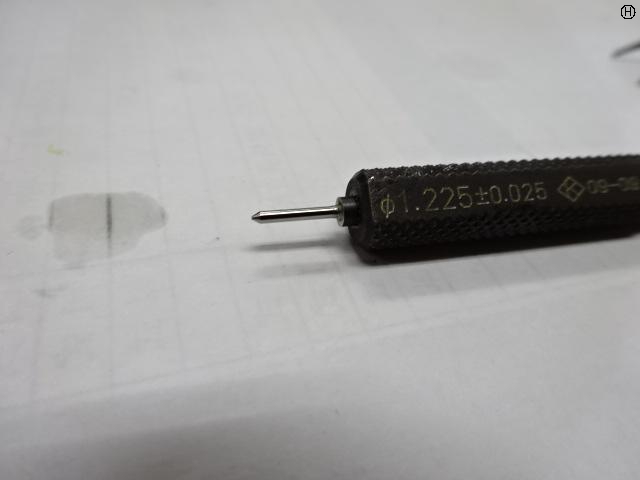 駒谷ゲージ 1.225±0.025 栓ゲージ