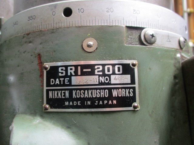 日研工作所 SRI-200 インデックス