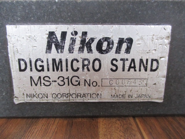 ニコン MS-31G コンパレータースタンド