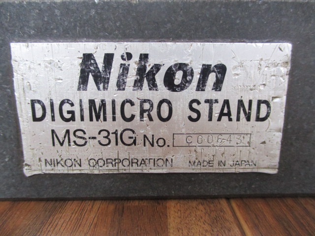 ニコン MS-31G コンパレータースタンド