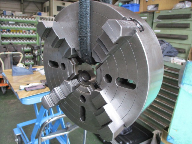 北川鉄工所 φ300 4爪インディペンデントチャック
