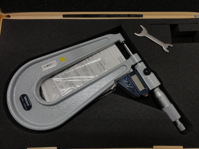 ミツトヨ PMU150-25DM デジタルU字形鋼板マイクロメーター