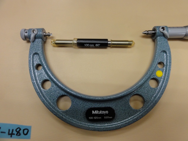 ミツトヨ TMC-125 替駒式ねじマイクロメーター