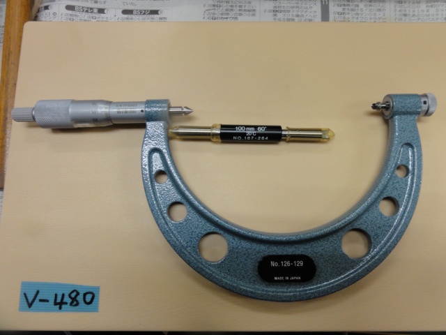 ミツトヨ TMC-125 替駒式ねじマイクロメーター