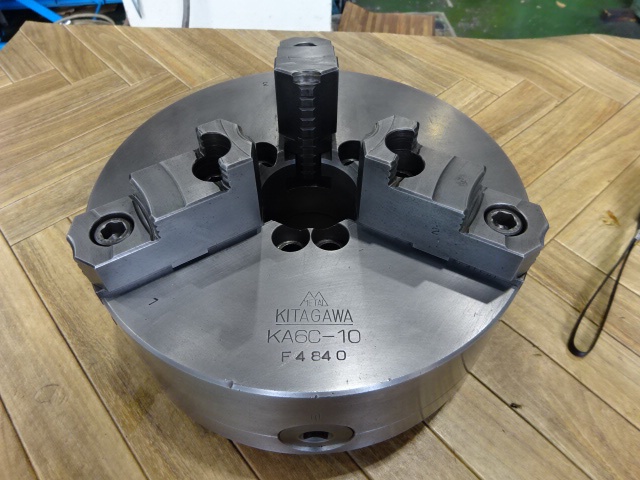 北川鉄工所 KA6C-10 3爪スクロールチャック