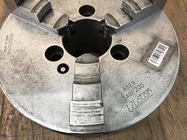 小林鉄工 Victor SA6F200 スクロールチャック