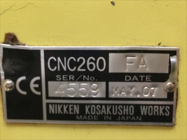 日研工作所 CNC260FA NC円テーブル