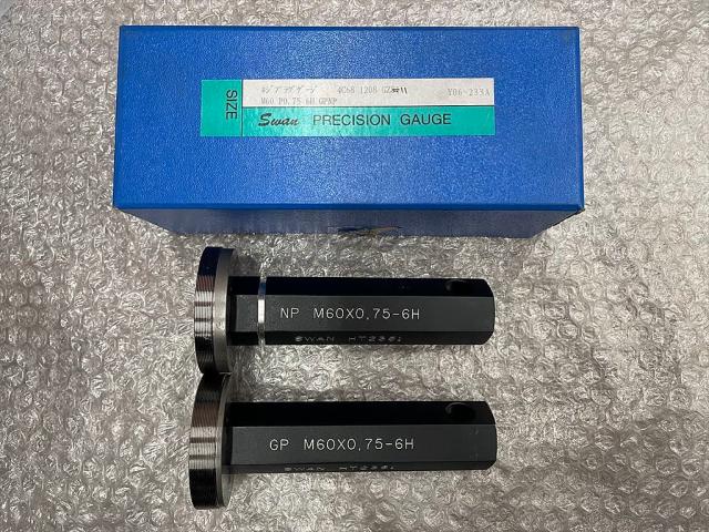 スワン M60P0.75-6H ねじプラグゲージ