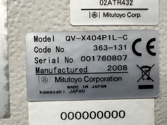 ミツトヨ QV-X404P1L-C(363-131) 画像測定機