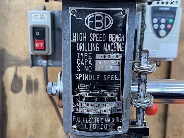 富士電動工機 FBD-8 高速ボール盤