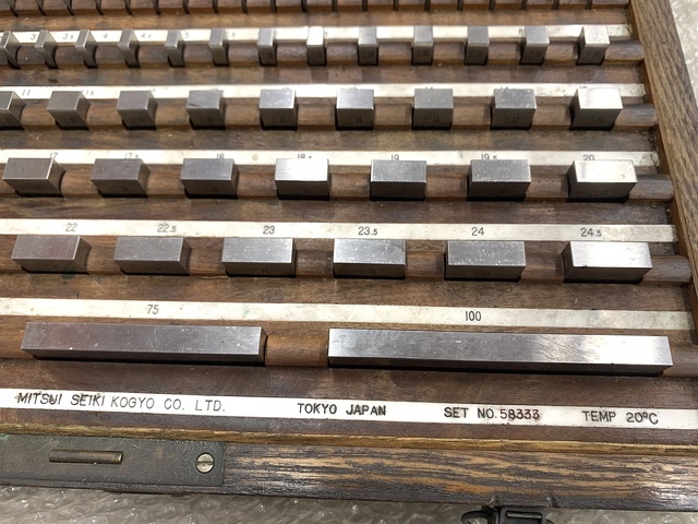 三井精機工業 ブロックゲージ
