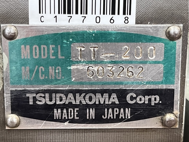津田駒工業 TT-200 傾斜円テーブル