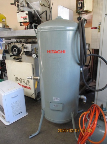 日立産機システム 立型タンク ST-150C エアータンク