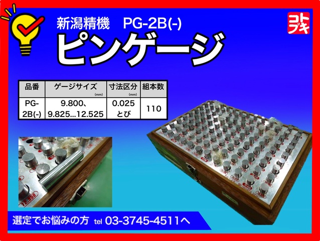 新潟精機 SK PG-2B(-) ピンゲージ