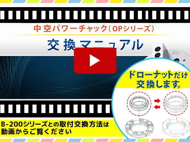 CHANDOX 油圧中空パワーチャック