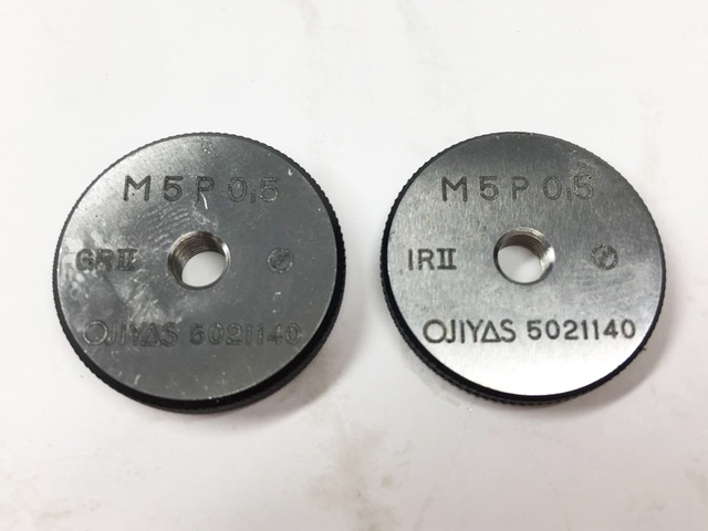 オヂヤセイキ OJIYAS M5x0.5P メートルねじリングゲージ