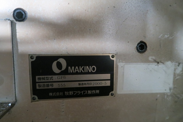 牧野フライス製作所 GF6 立マシニング(BT50)