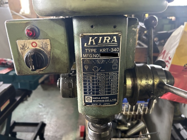 キラコーポレーション KRT-340 タッピングボール盤