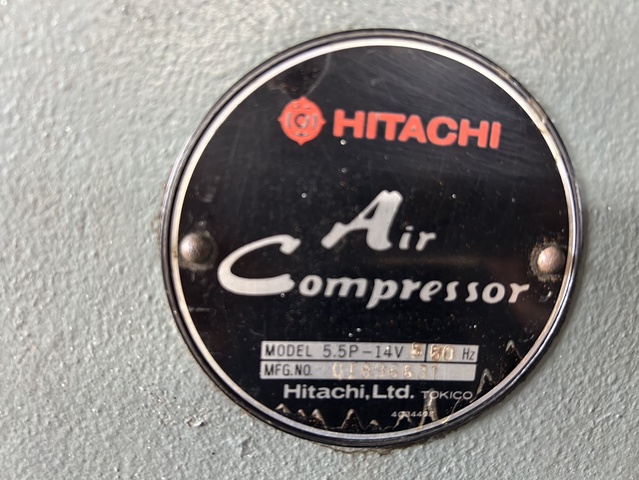 日立 HITACHI 5.5P-14V5 5.5kwコンプレッサー