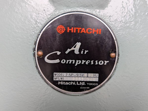 日立 HITACHI 7.5P-9.5V6 7.5kwコンプレッサー